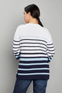 Maglia righe BIANCO DORABELLA CURVY