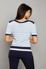 Maglia righe CIELO-BLUE NAVY DORABELLA