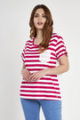 Maglia righe FUXIA DORABELLA XXL