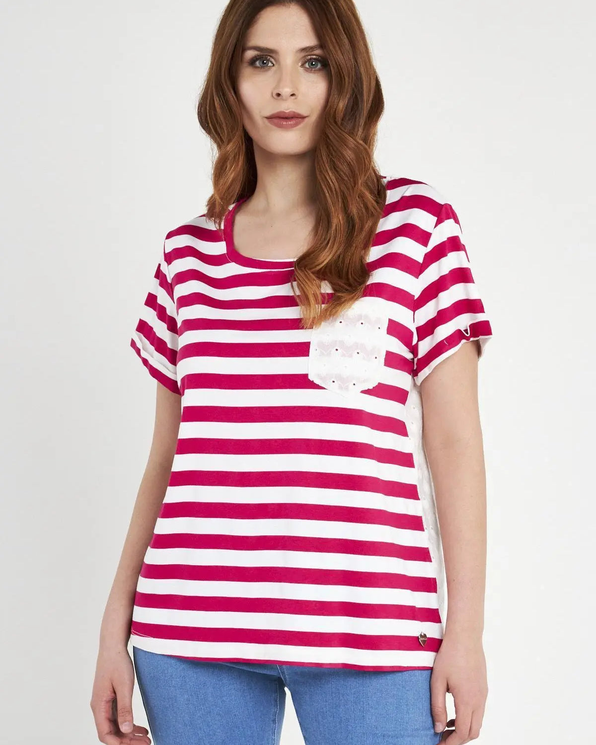 Maglia righe FUXIA DORABELLA
