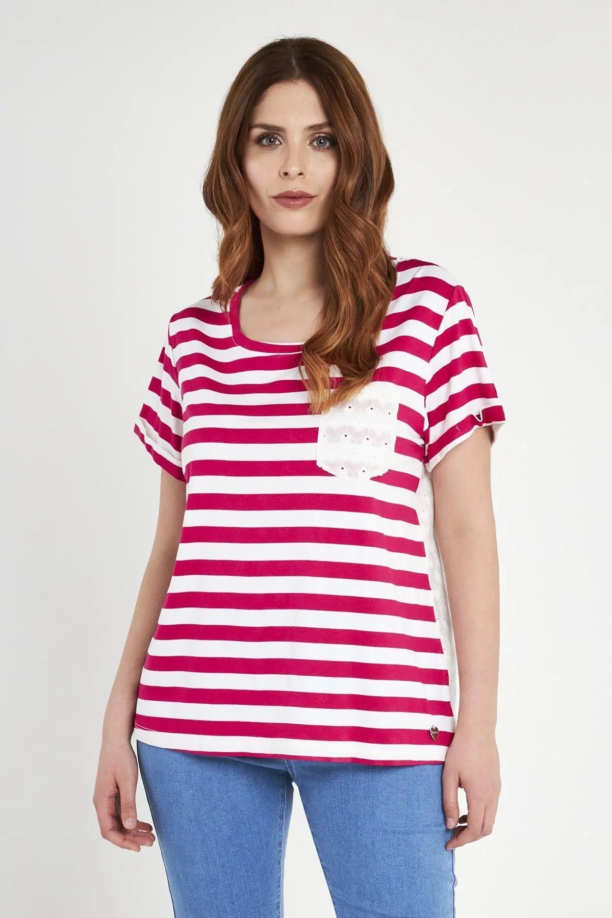 Maglia righe FUXIA DORABELLA