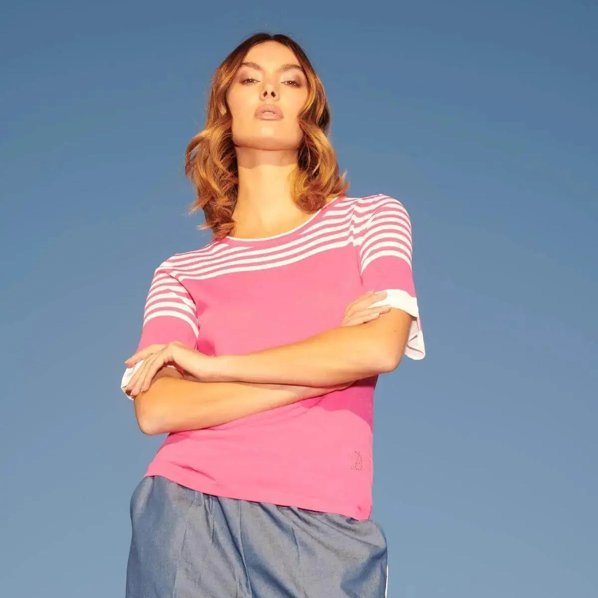 Maglia righe GERANIO DORABELLA XL