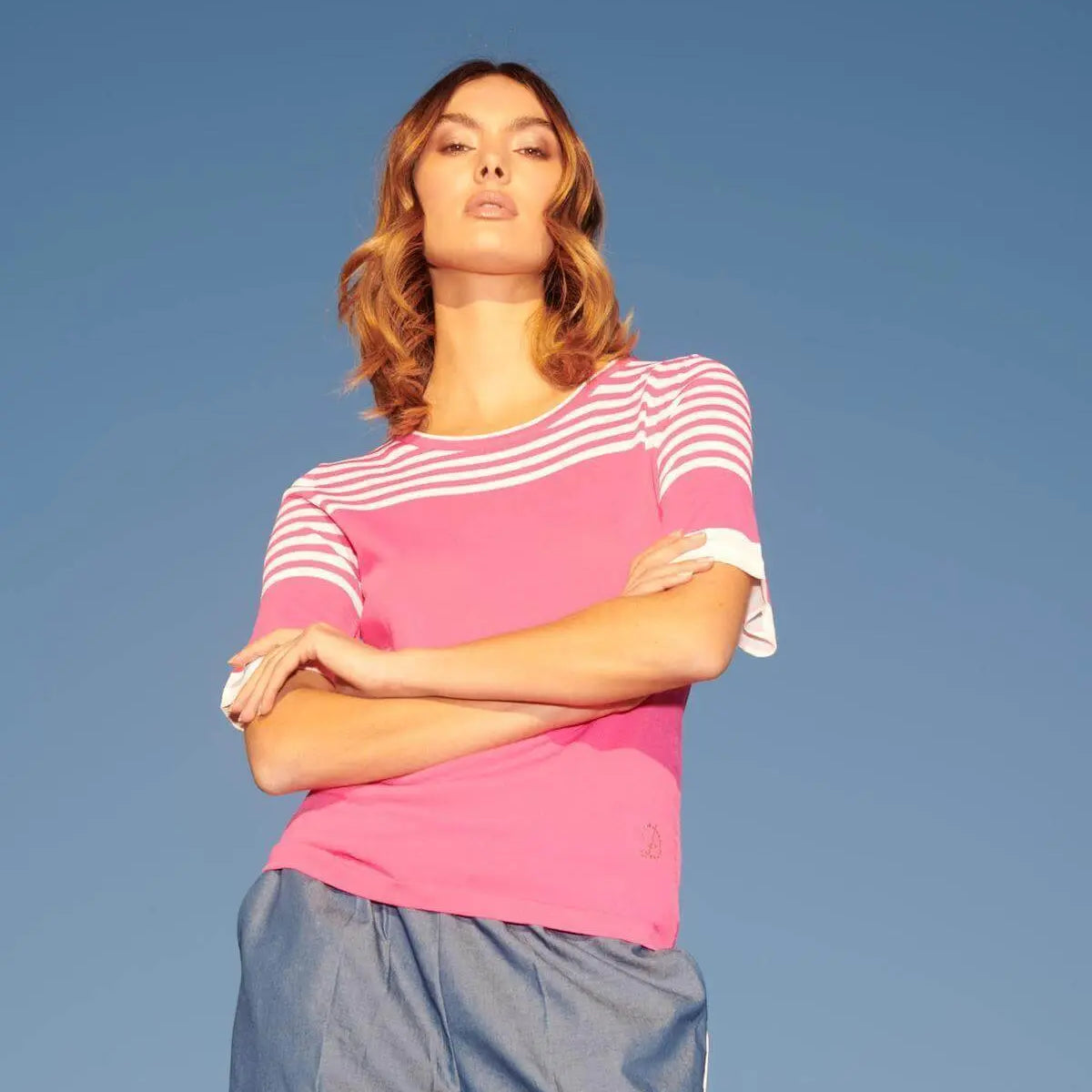 Maglia righe GERANIO DORABELLA XL