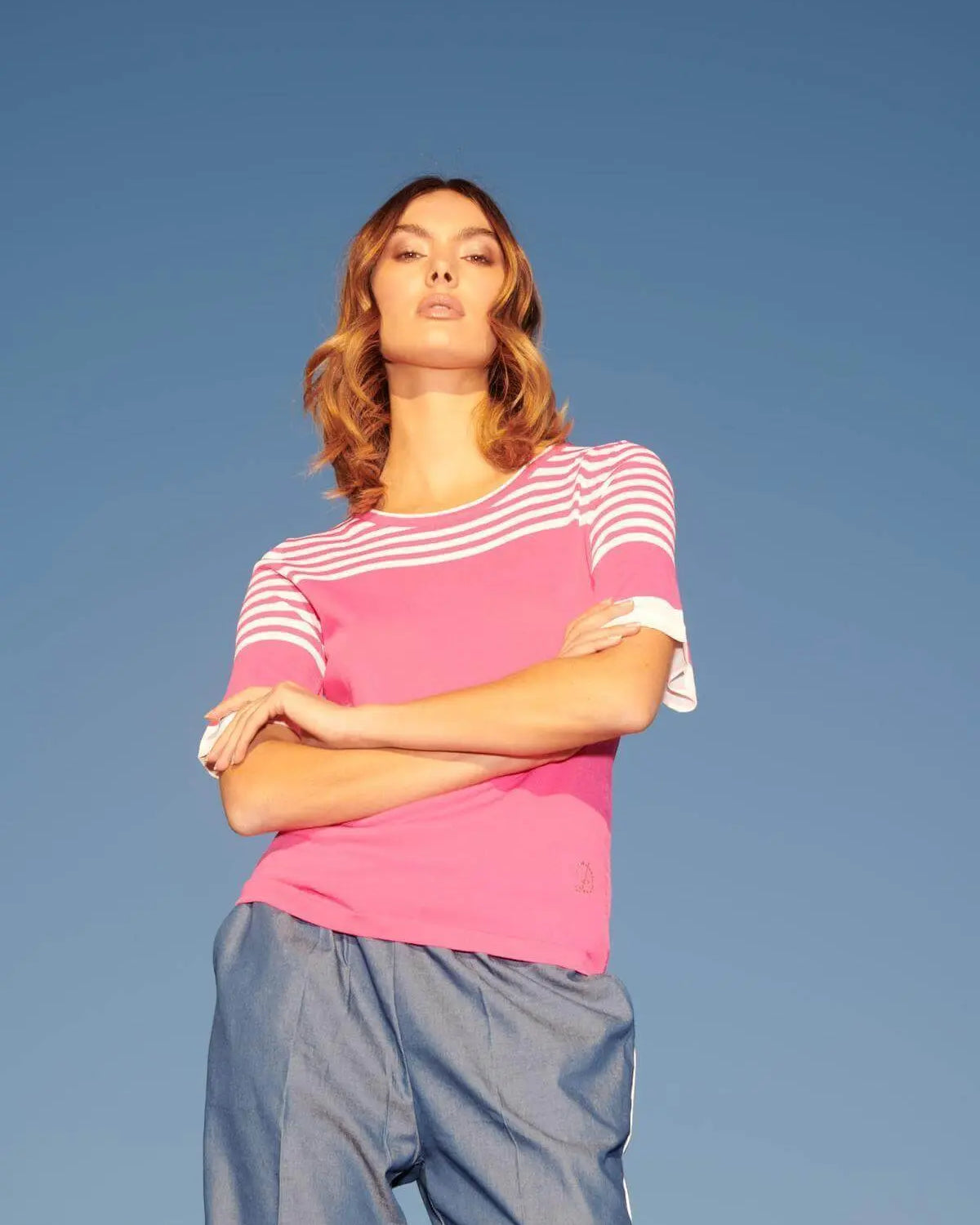 Maglia righe GERANIO DORABELLA XL