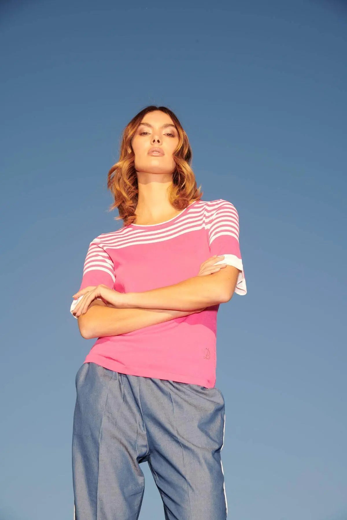 Maglia righe GERANIO DORABELLA XL