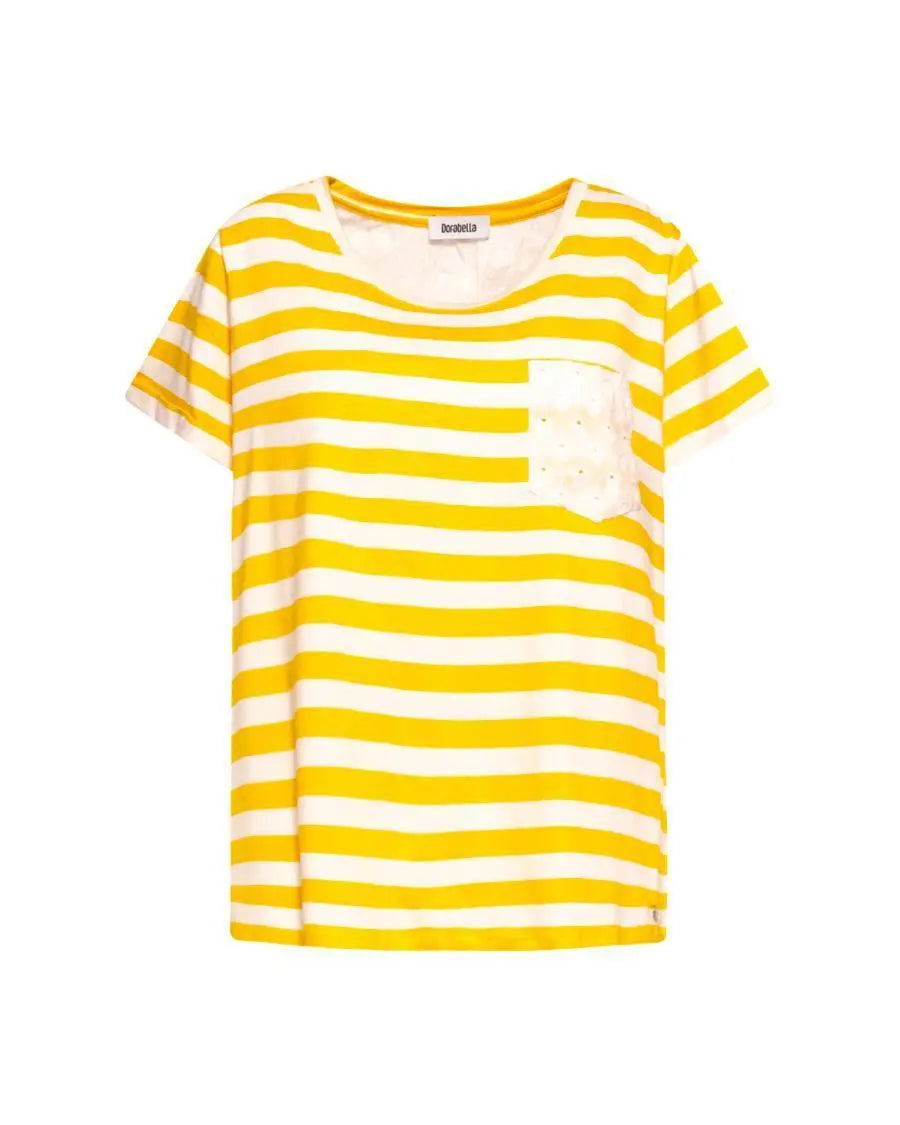 Maglia righe GIALLO DORABELLA