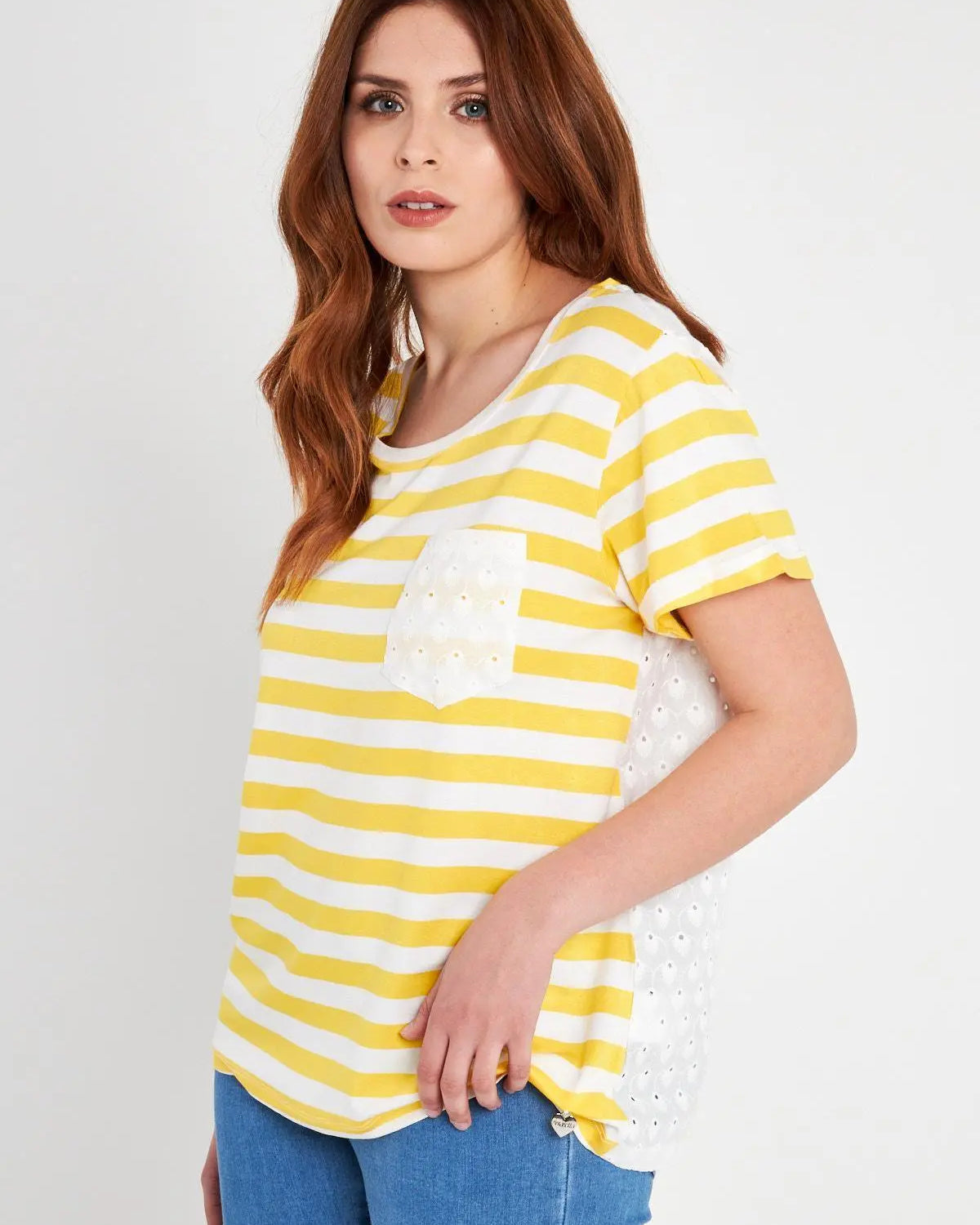 Maglia righe GIALLO DORABELLA