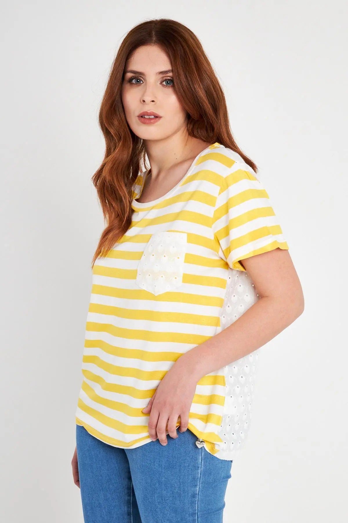 Maglia righe GIALLO DORABELLA