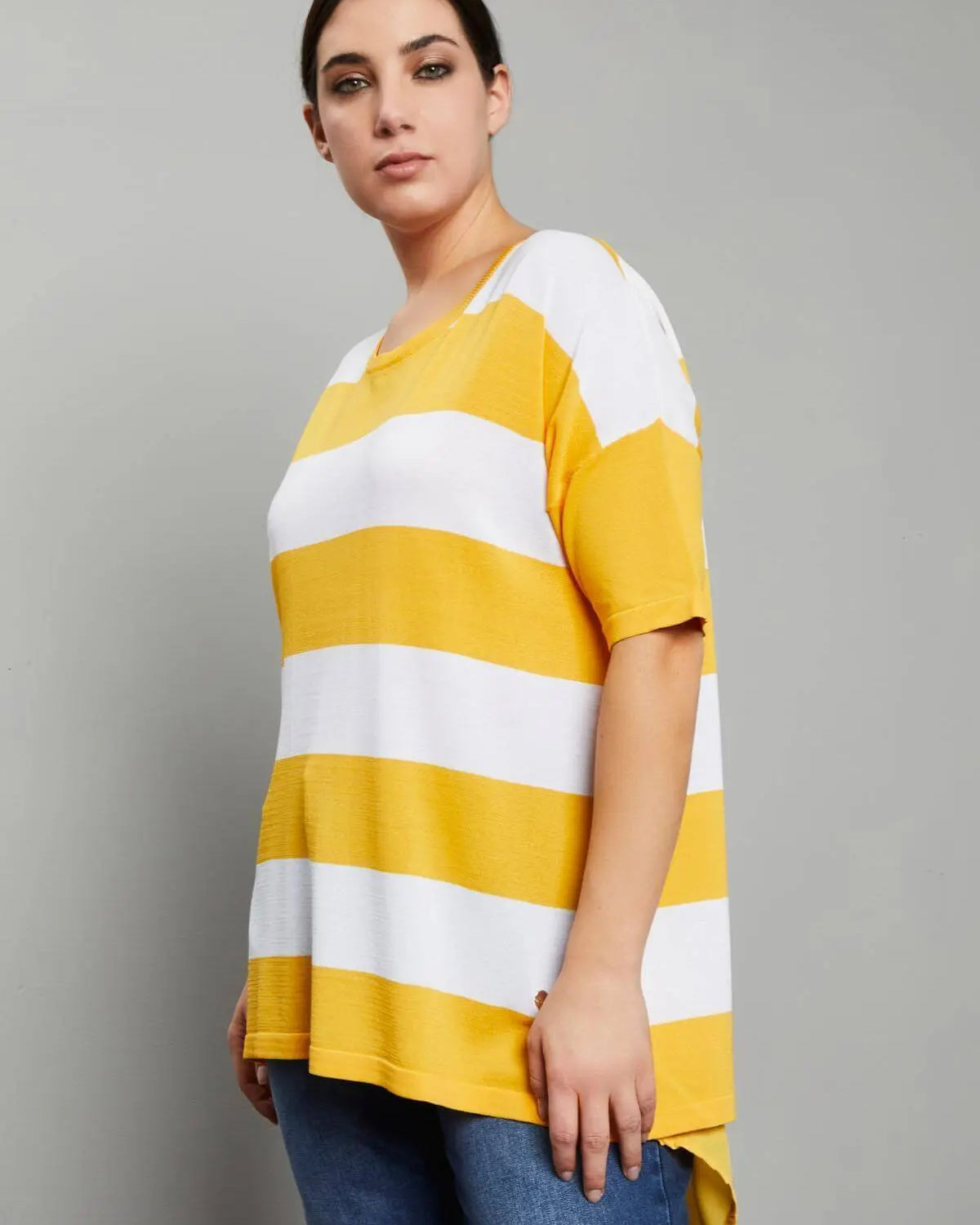 Maglia righe OCRA DORABELLA CURVY XL