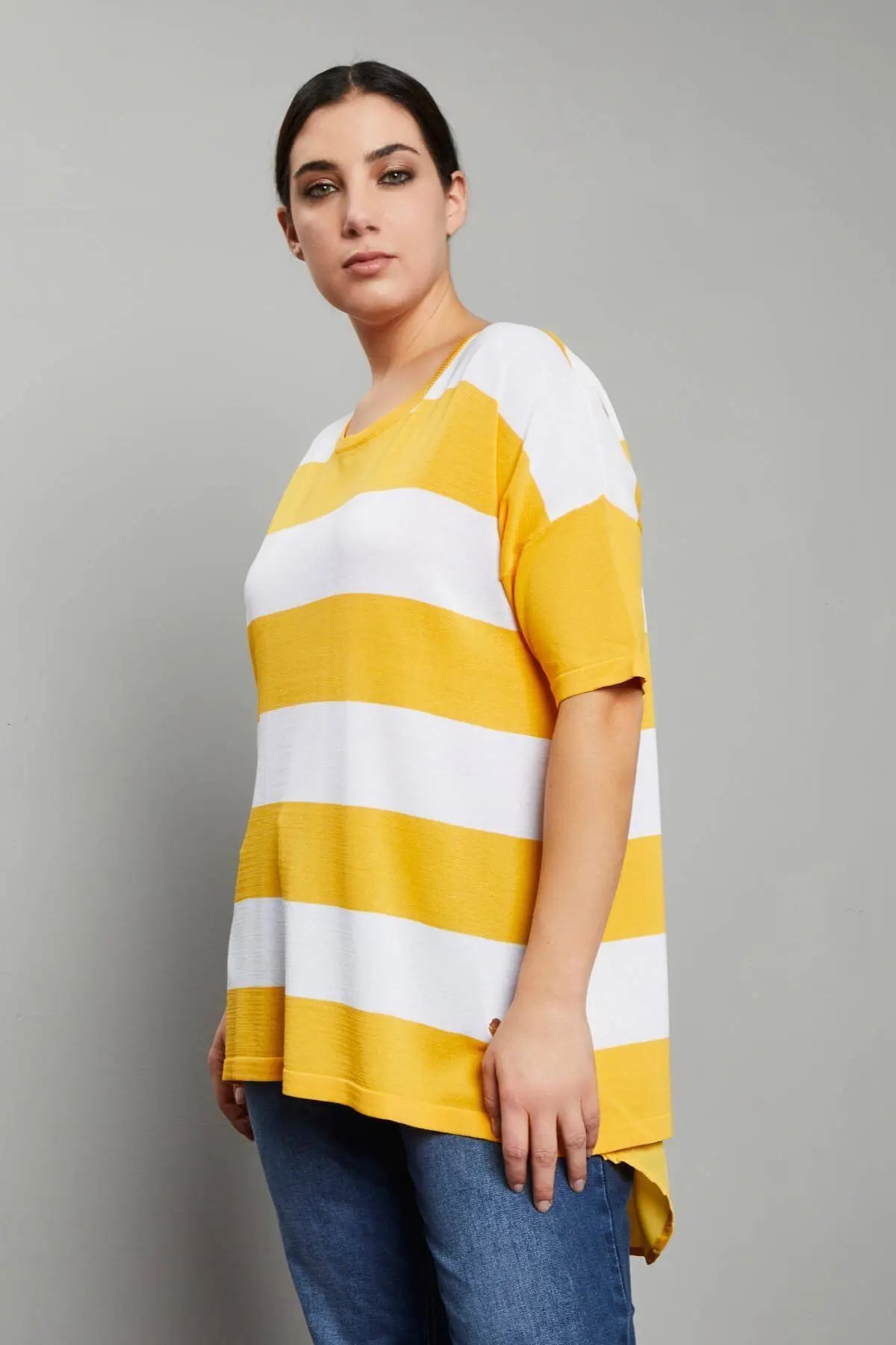 Maglia righe OCRA DORABELLA CURVY XL