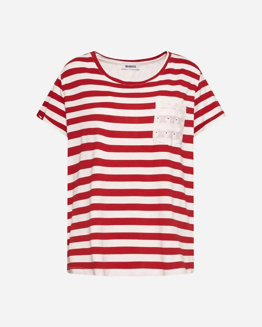 Maglia righe ROSSO DORABELLA