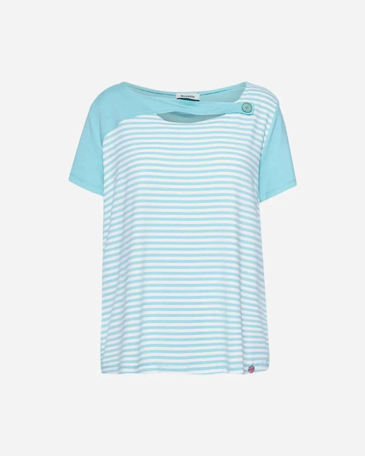 Maglia righe con bottone TIFFANY DORABELLA