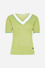 Maglia scollo V PISTACCHIO DORABELLA PIU'