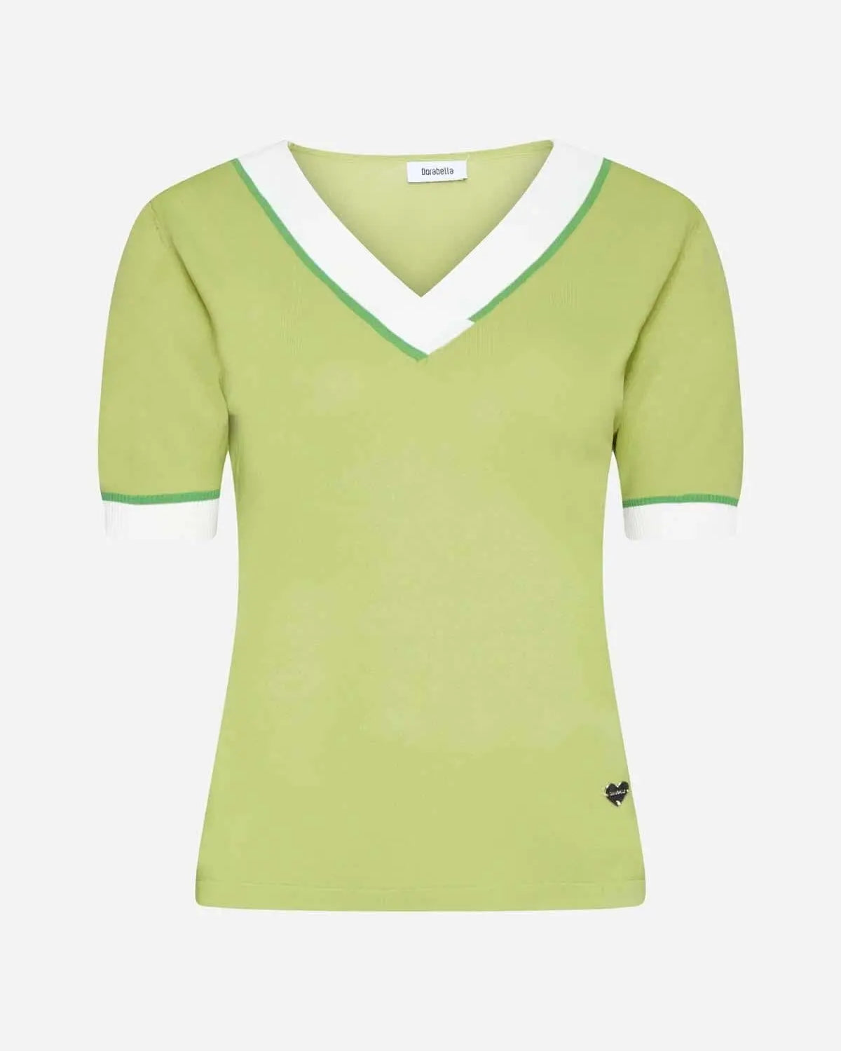 Maglia scollo V PISTACCHIO DORABELLA PIU'