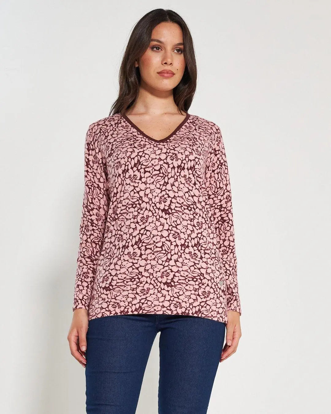 Maglia scollo "V" AMARENA DORABELLA