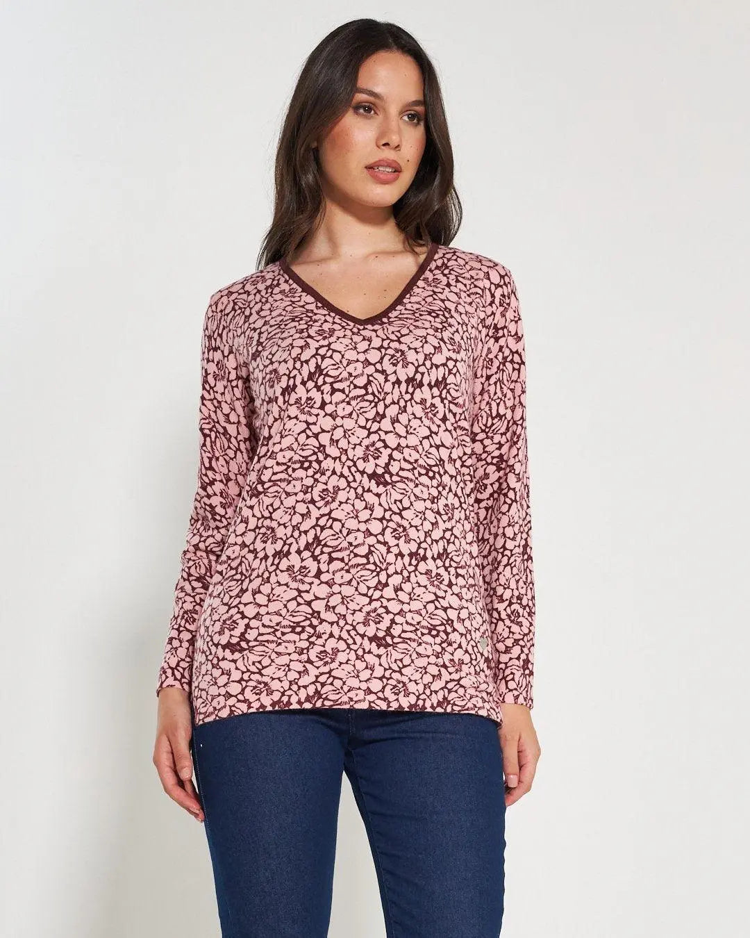 Maglia scollo "V" AMARENA DORABELLA