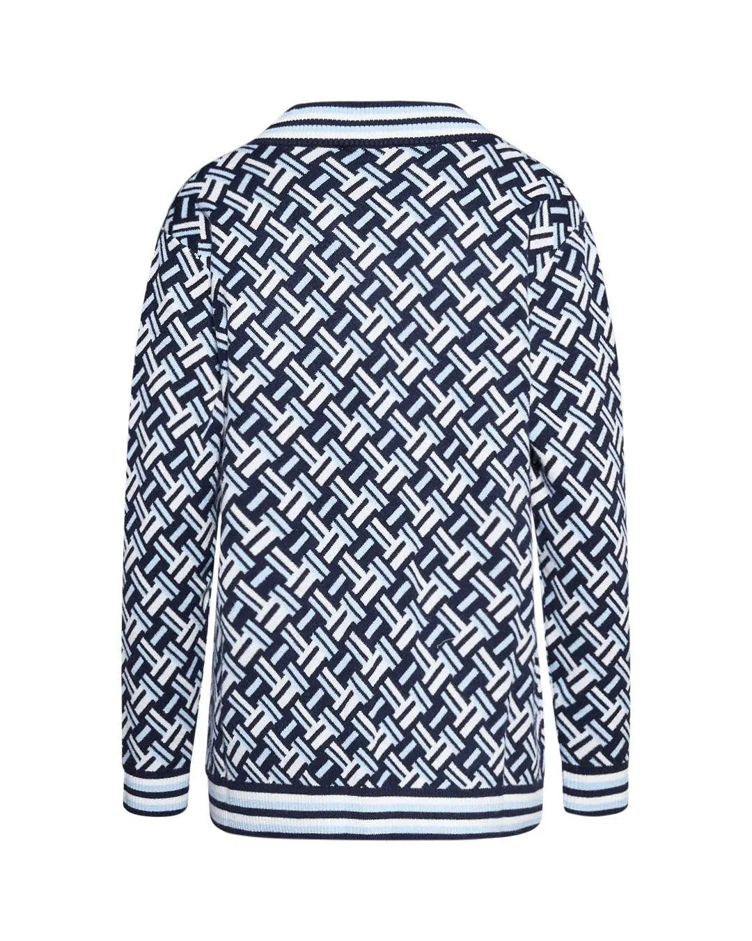 Maglia scollo "V" BLUE NAVY DORABELLA PIU'