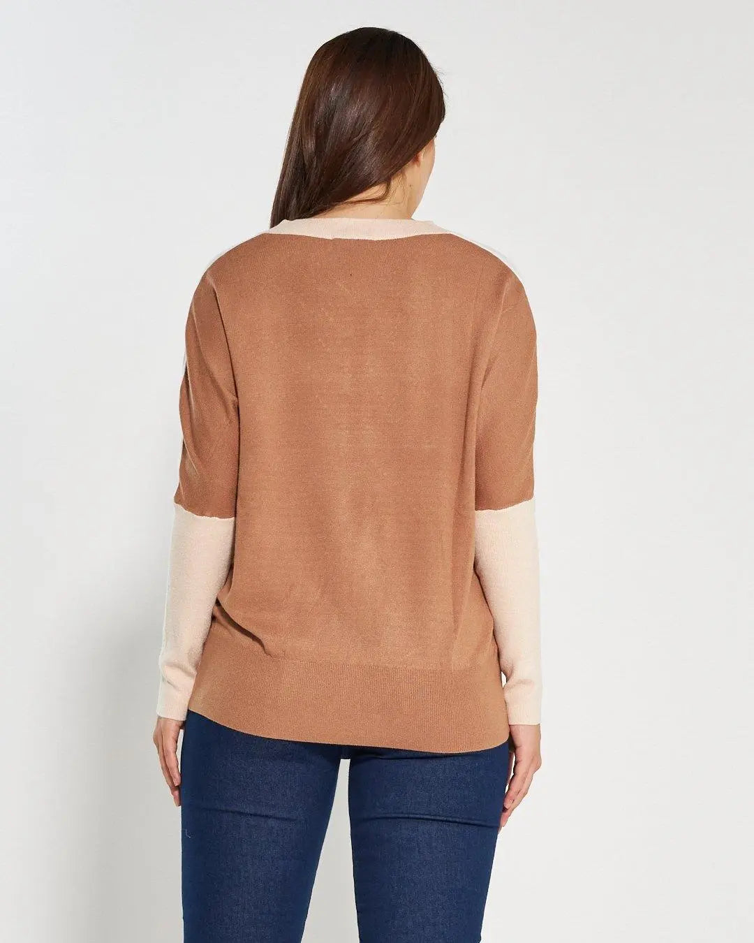 Maglia scollo "V" OFF WHITE DORABELLA