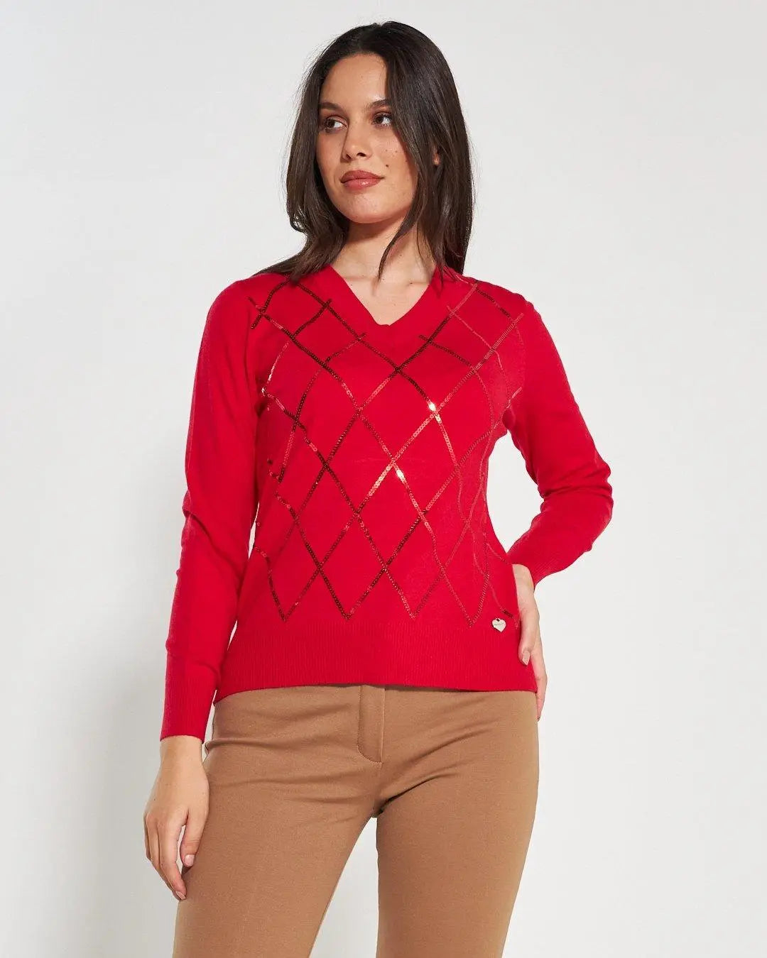 Maglia scollo "V" RIBES DORABELLA