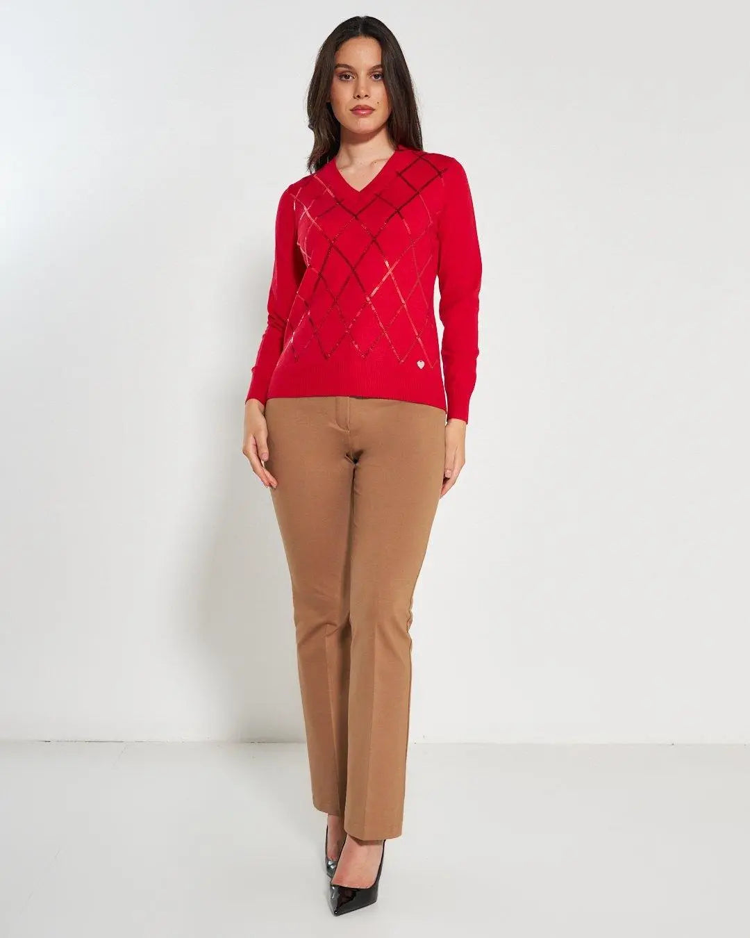 Maglia scollo "V" RIBES DORABELLA