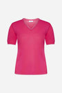 Maglia scollo a V MAGENTA DORABELLA PIU'