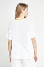 Maglia scollo a V lurex MANGO IRONICA