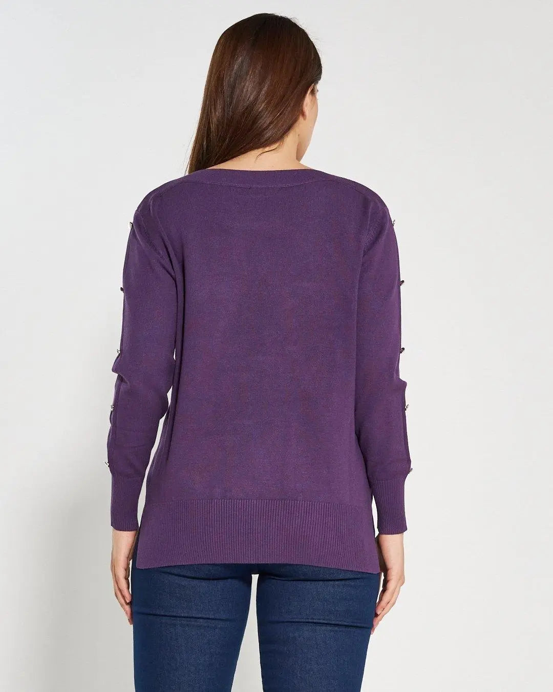 Maglia scollo a barca LAVANDA DORABELLA PIU'