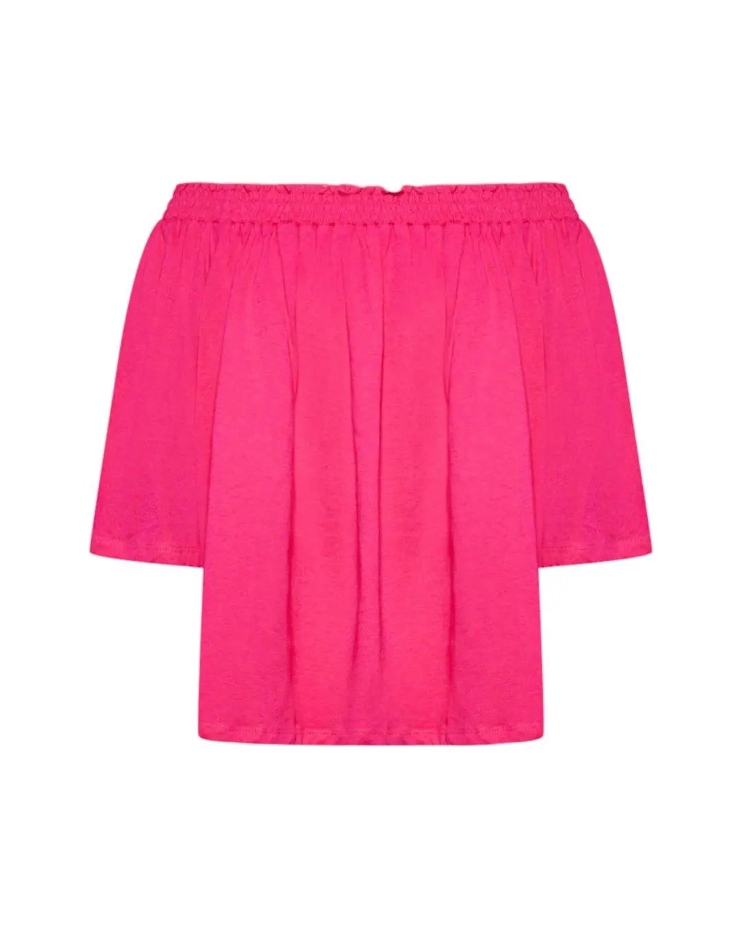 Maglia shiffer in cotone FUXIA IRONICA