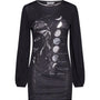 Maglia stampa NERO IRONICA XL