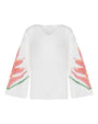 Maglia stampa floreale PANNA IRONICA XL
