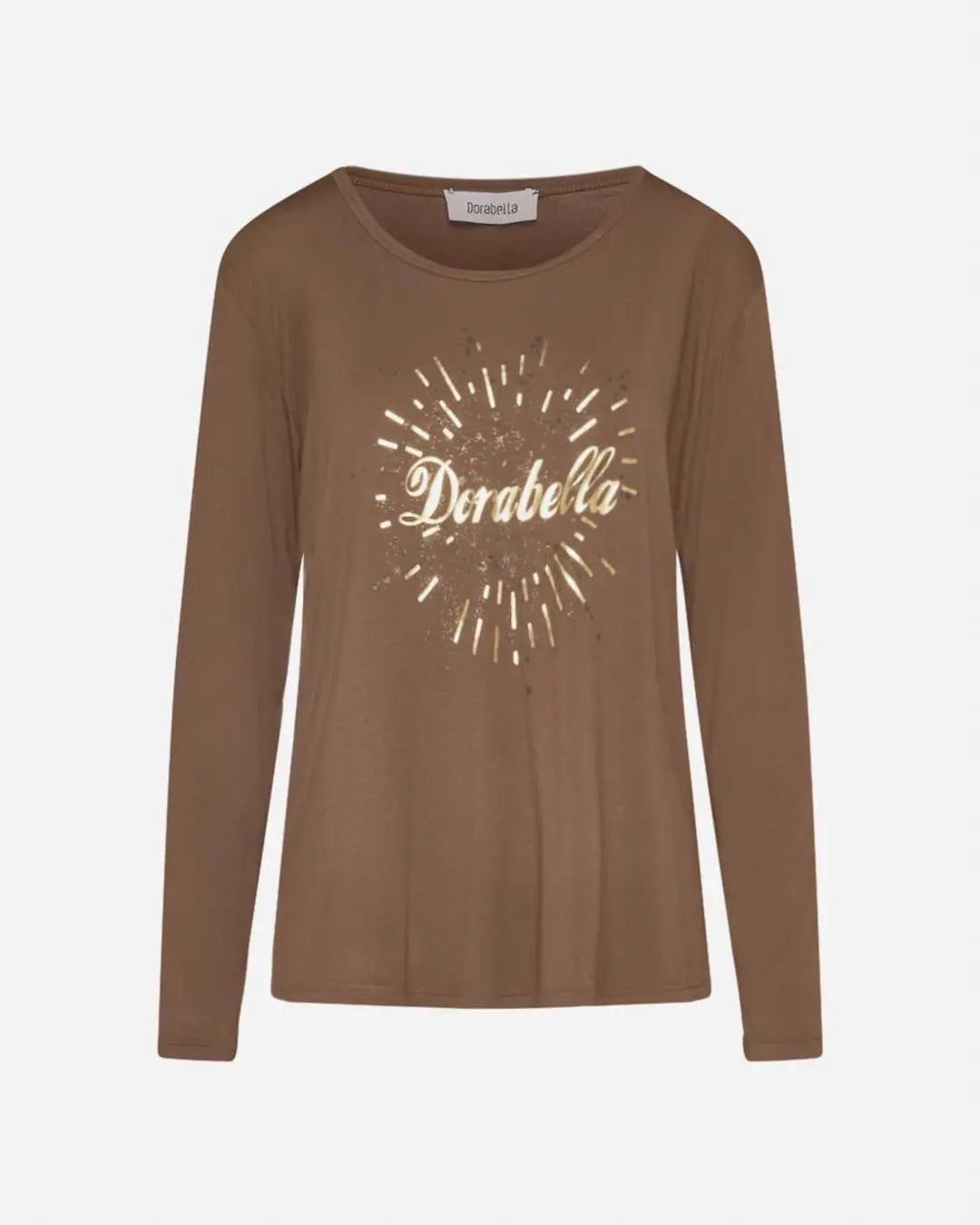 Maglia stampa oro TABACCO DORABELLA PIU'