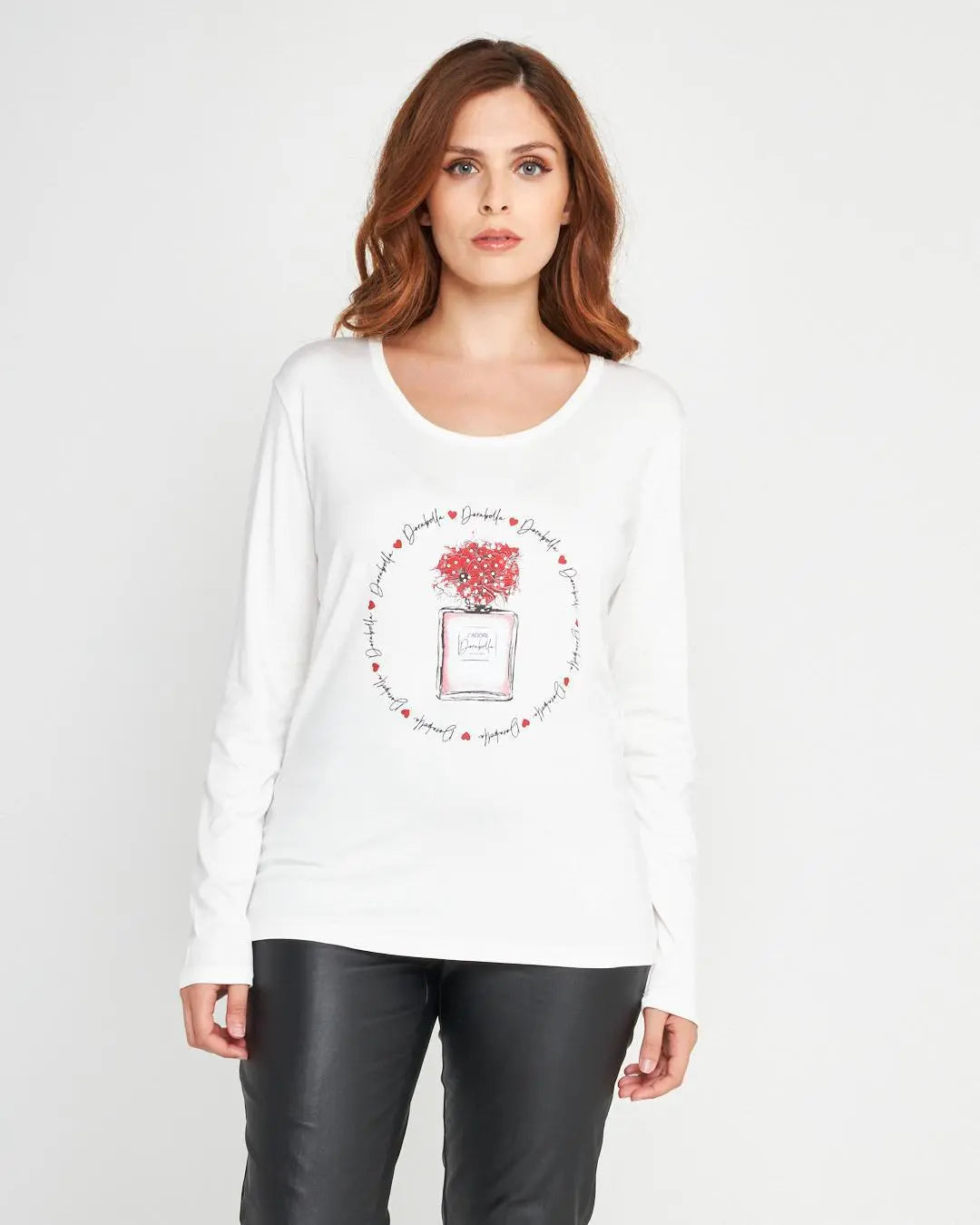 Maglia stampa profumo OFF WHITE DORABELLA XL
