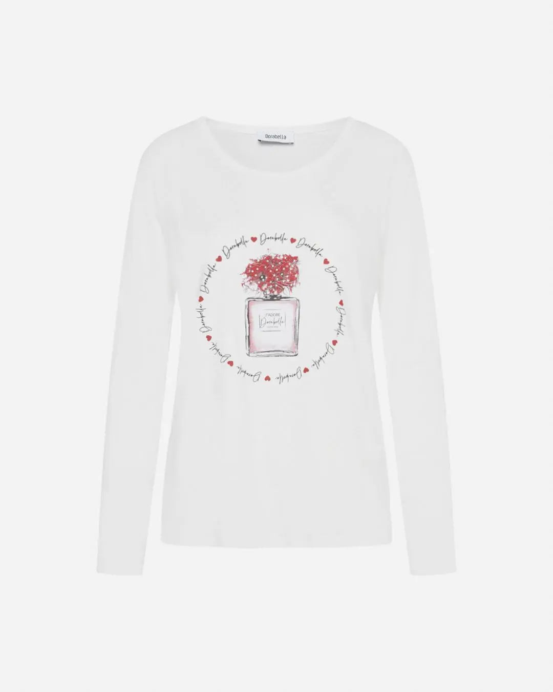 Maglia stampa profumo OFF WHITE DORABELLA
