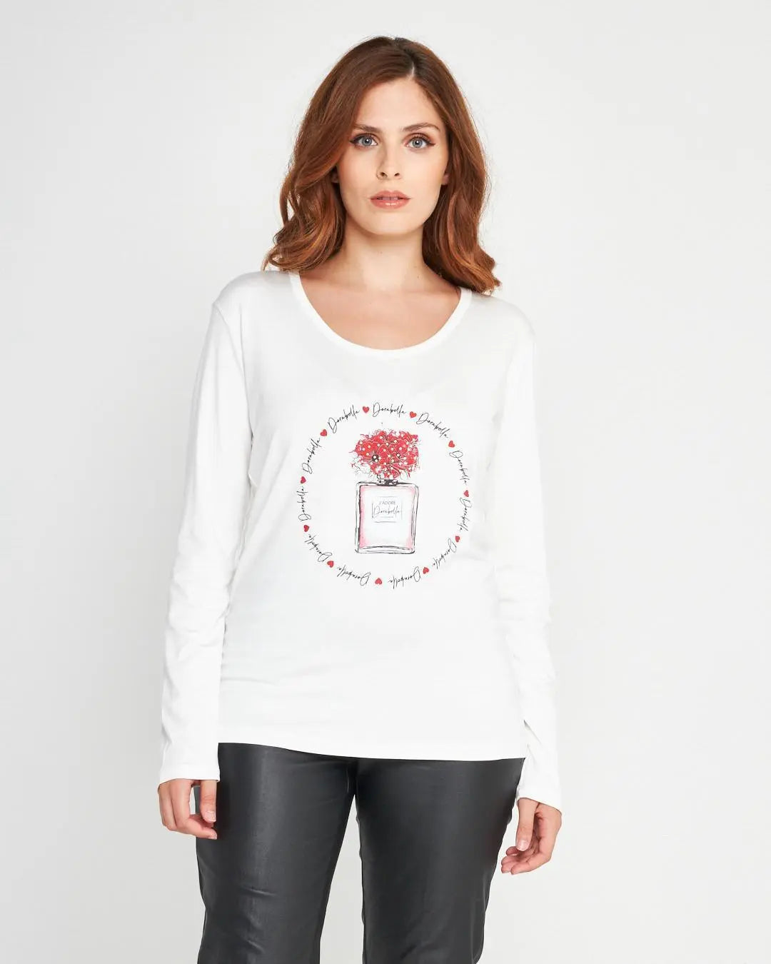 Maglia stampa profumo OFF WHITE DORABELLA