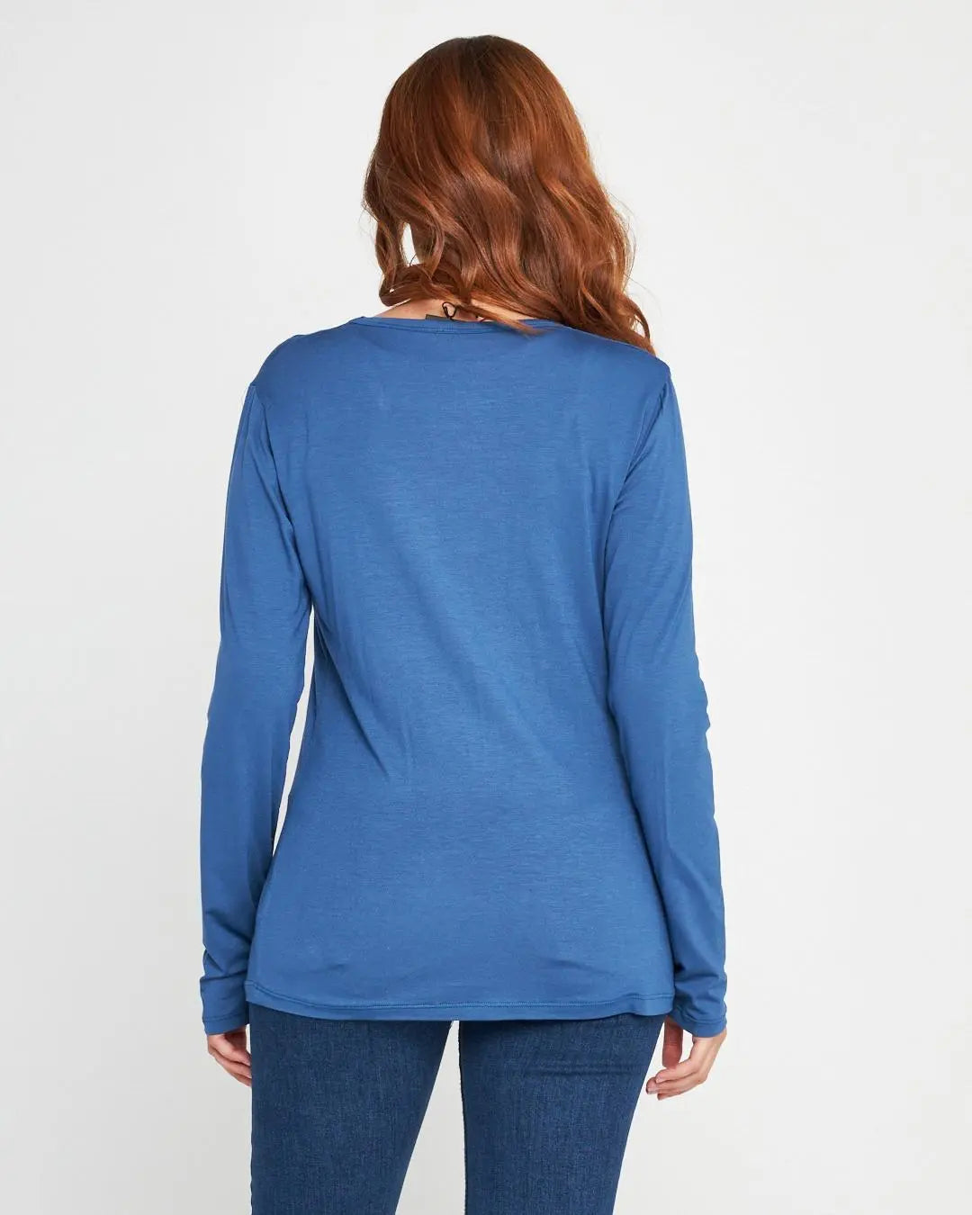 Maglia stampa provenzale Celeste DORABELLA