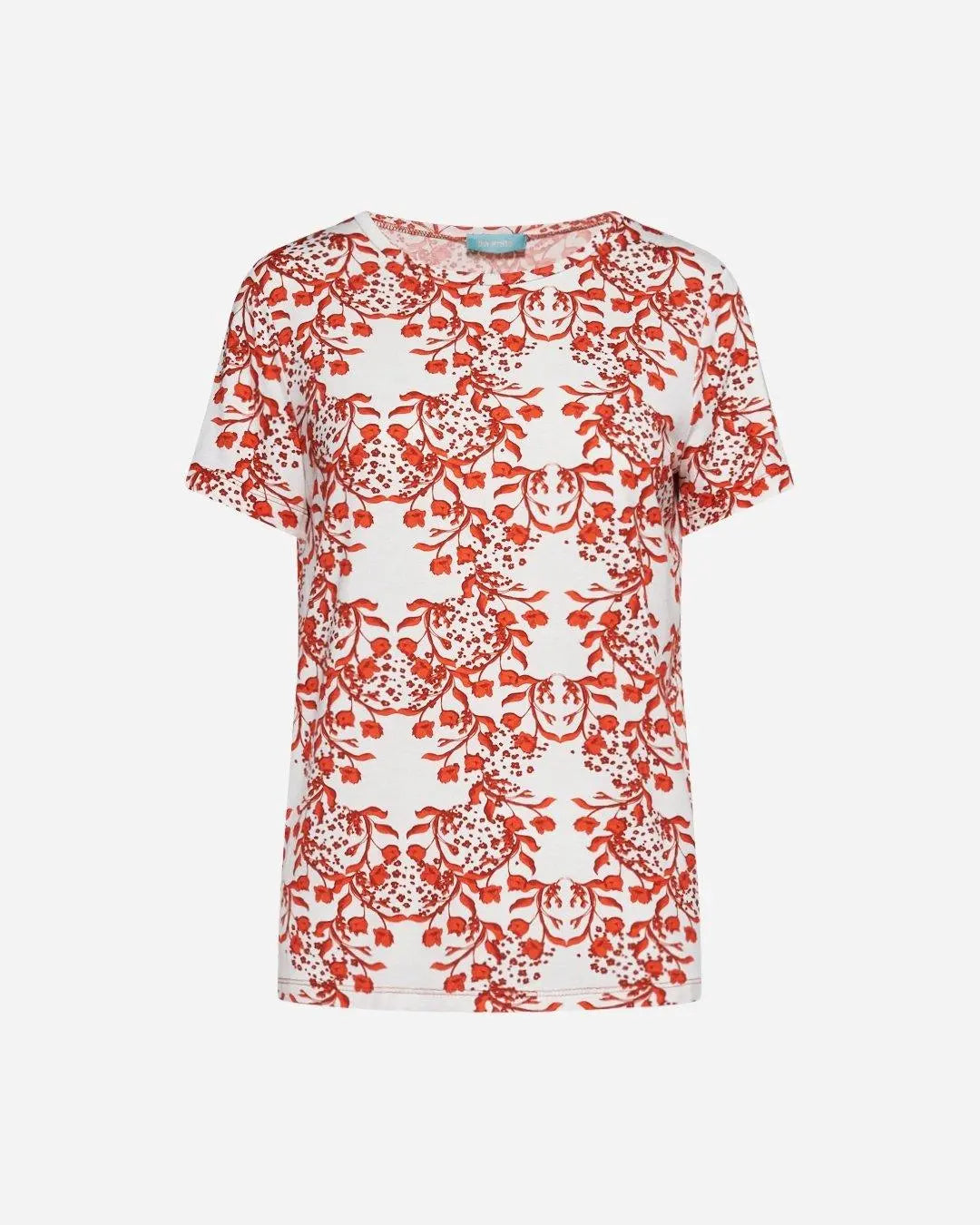 Maglia stampata in viscosa ARANCIO DORABELLA XXL