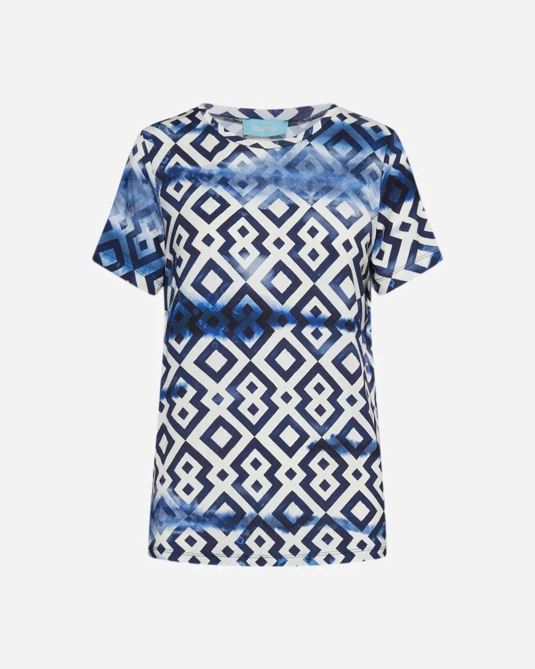 Maglia stampata in viscosa BLUETTE DORABELLA XXL