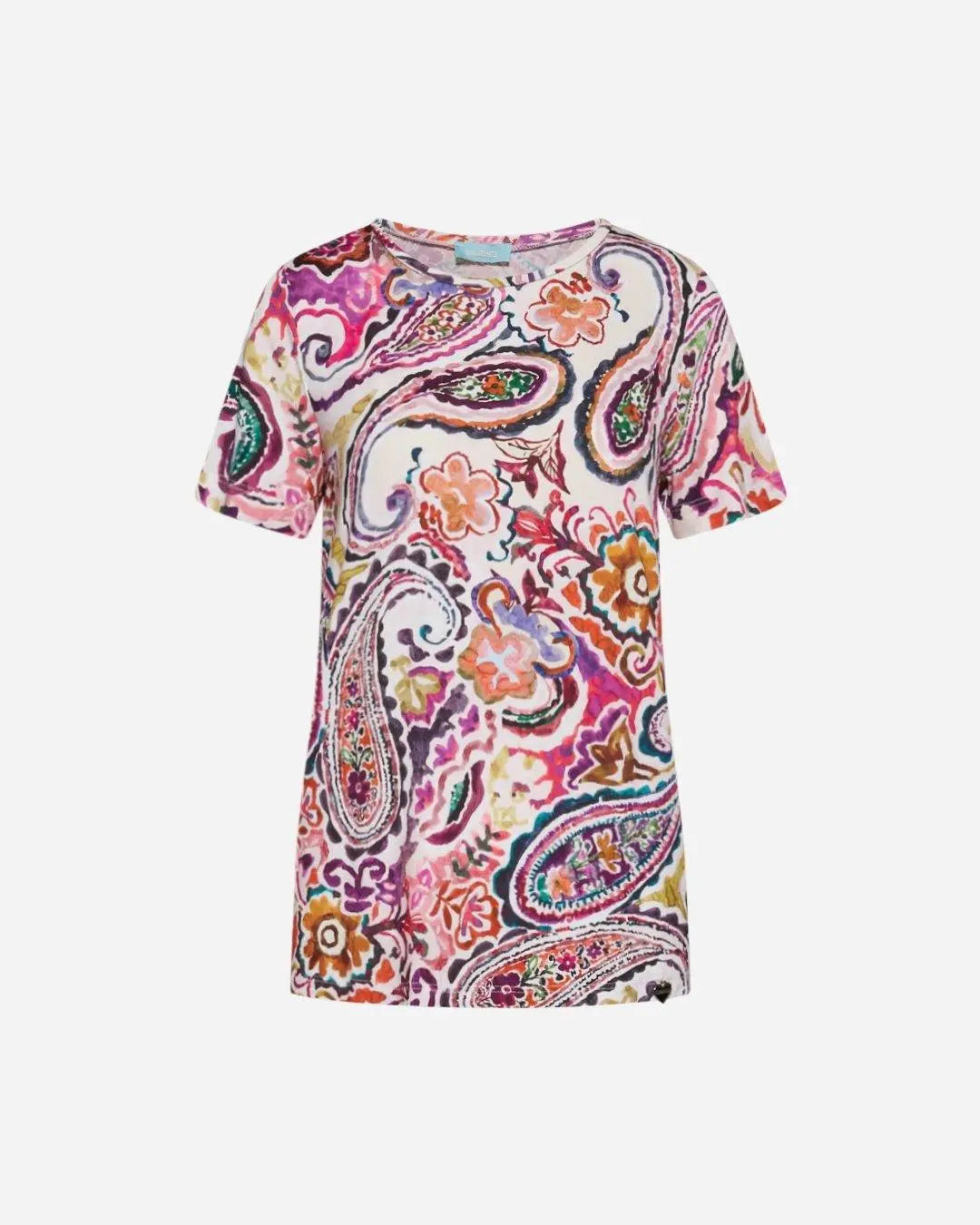 Maglia stampata in viscosa CICLAMINO DORABELLA XXL