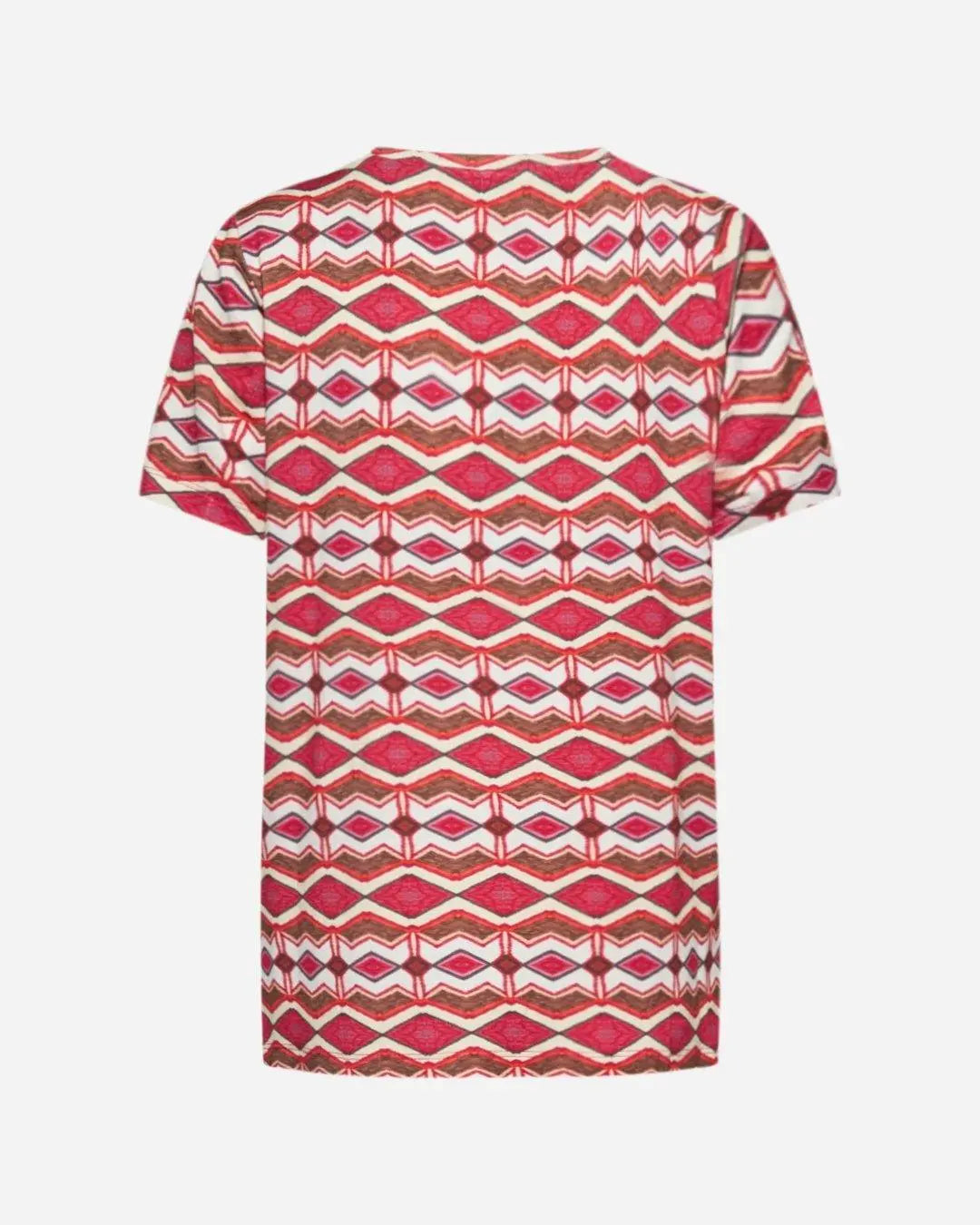 Maglia stampata in viscosa CILIEGIA DORABELLA