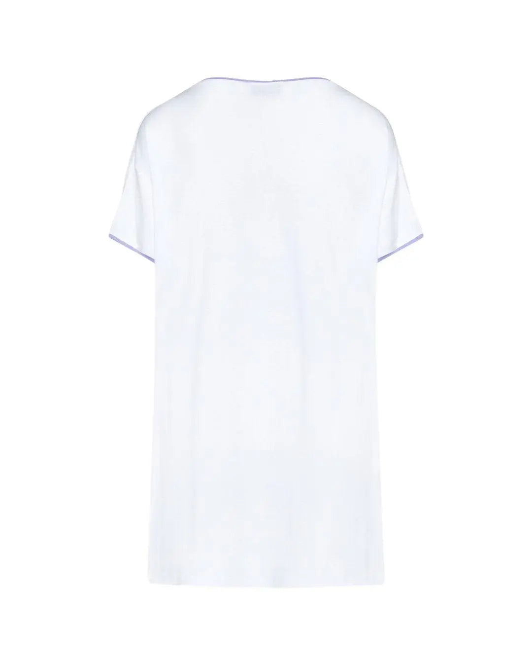 Maglia taglio ad A e strass BIANCO DORABELLA