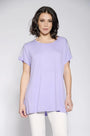 Maglia taglio ad A e strass LILLA DORABELLA XL