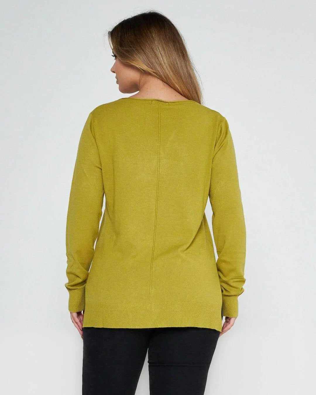 Maglia tinta unita girocollo ACIDO DORABELLA