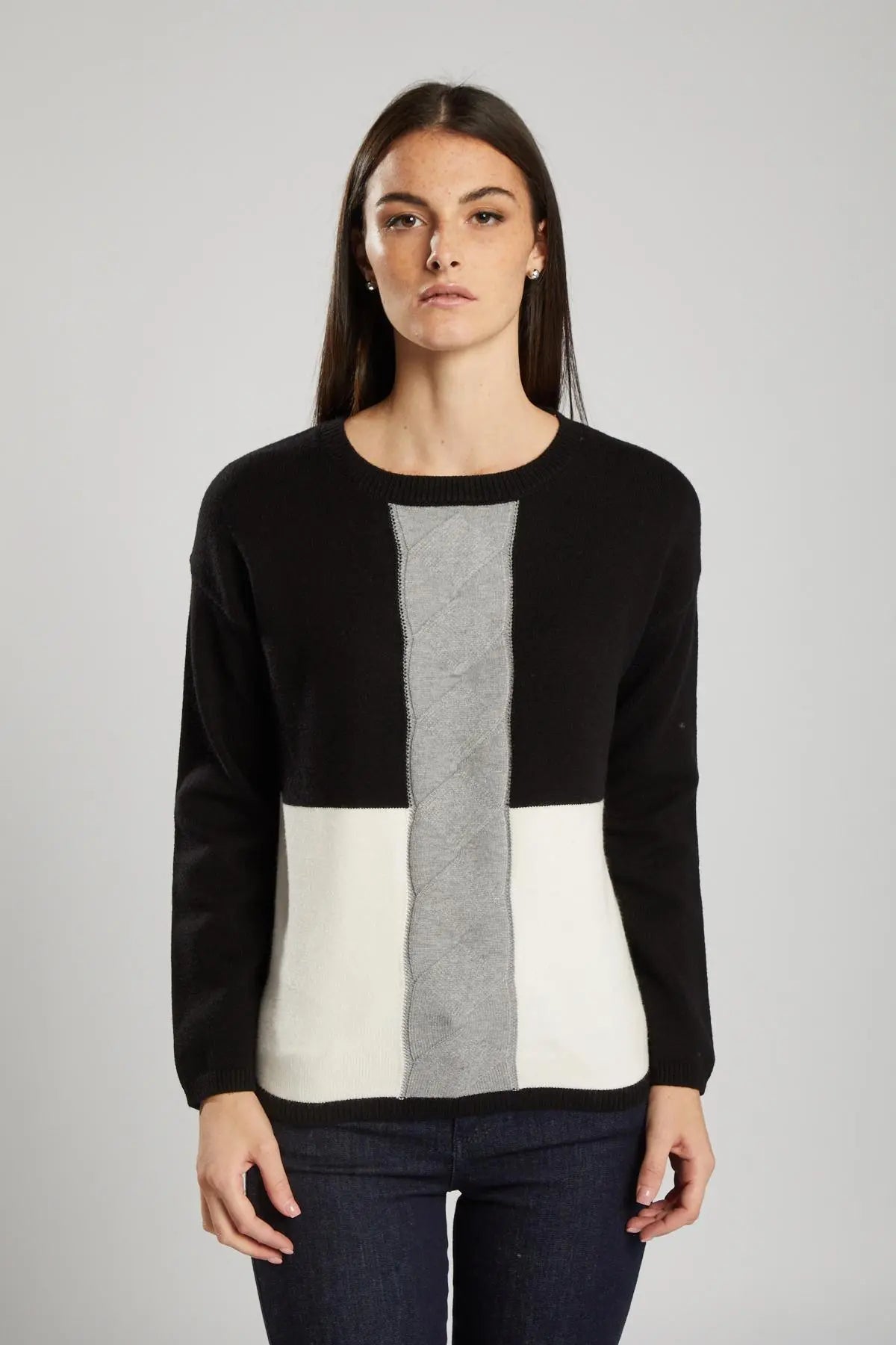 Maglia tripla colorazione NERO IRONICA XL