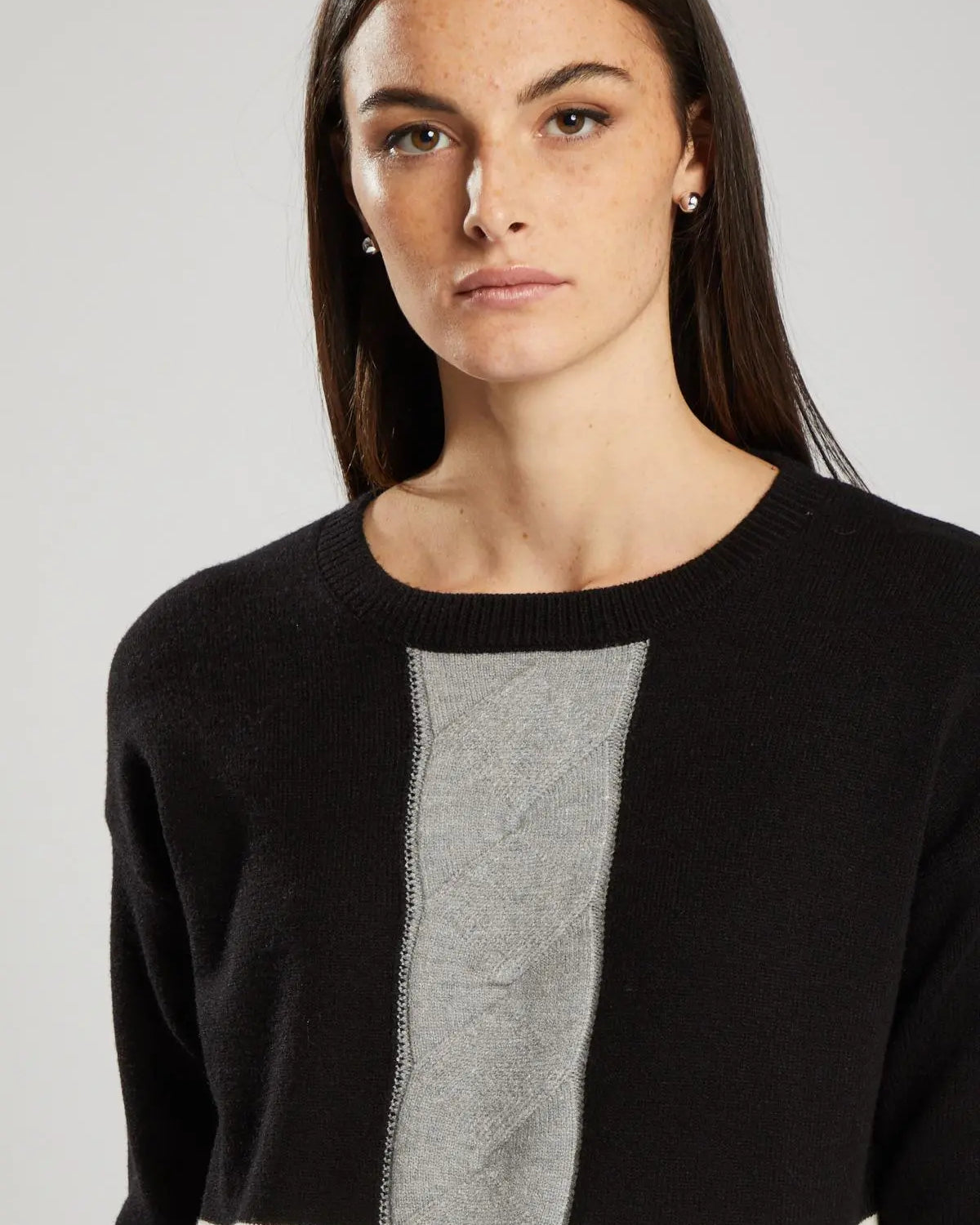 Maglia tripla colorazione NERO IRONICA