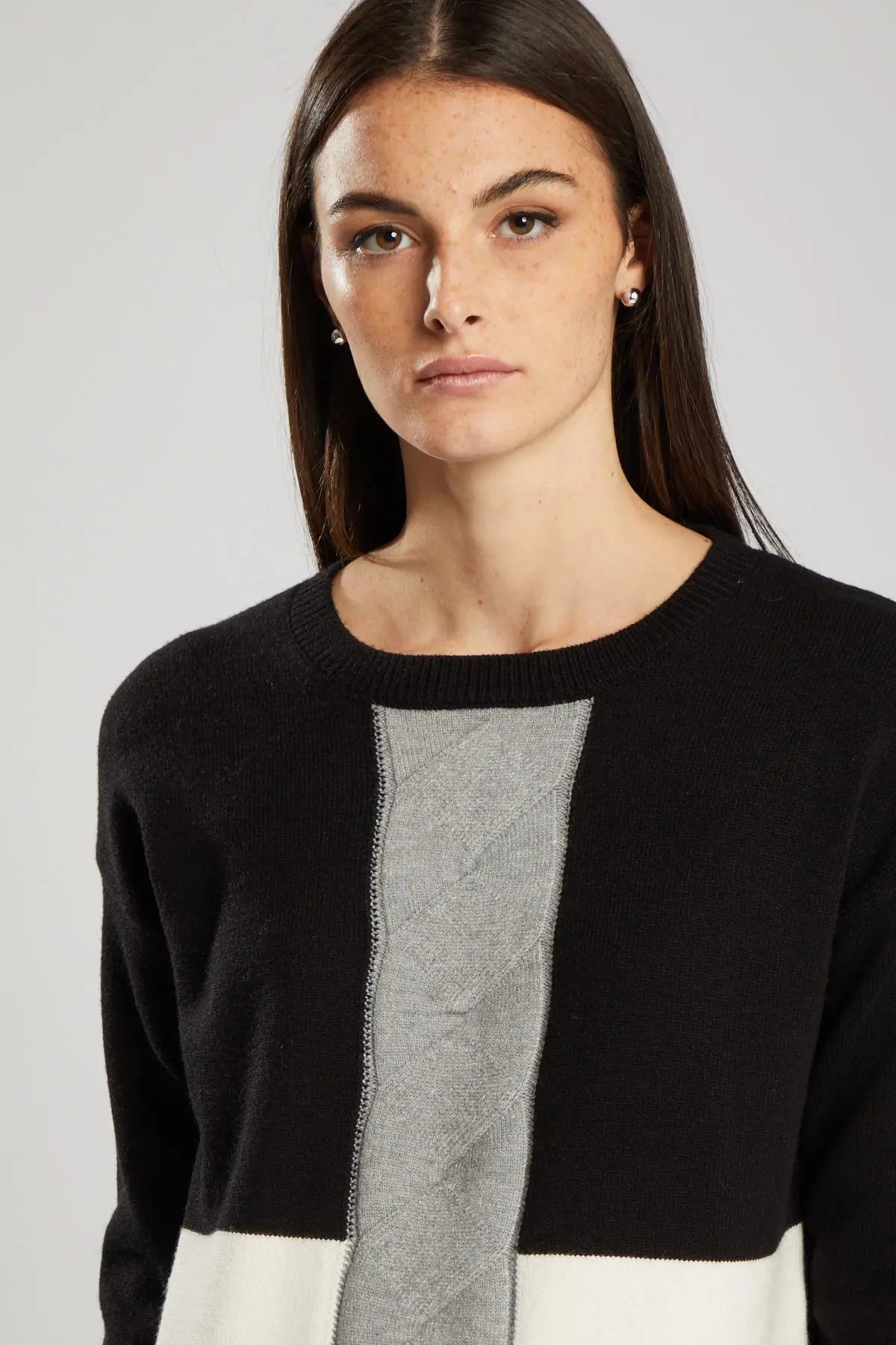 Maglia tripla colorazione NERO IRONICA