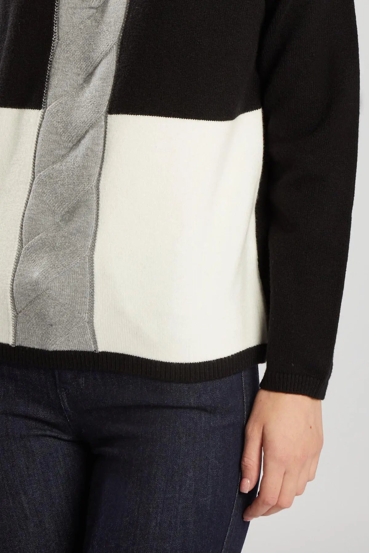 Maglia tripla colorazione NERO IRONICA