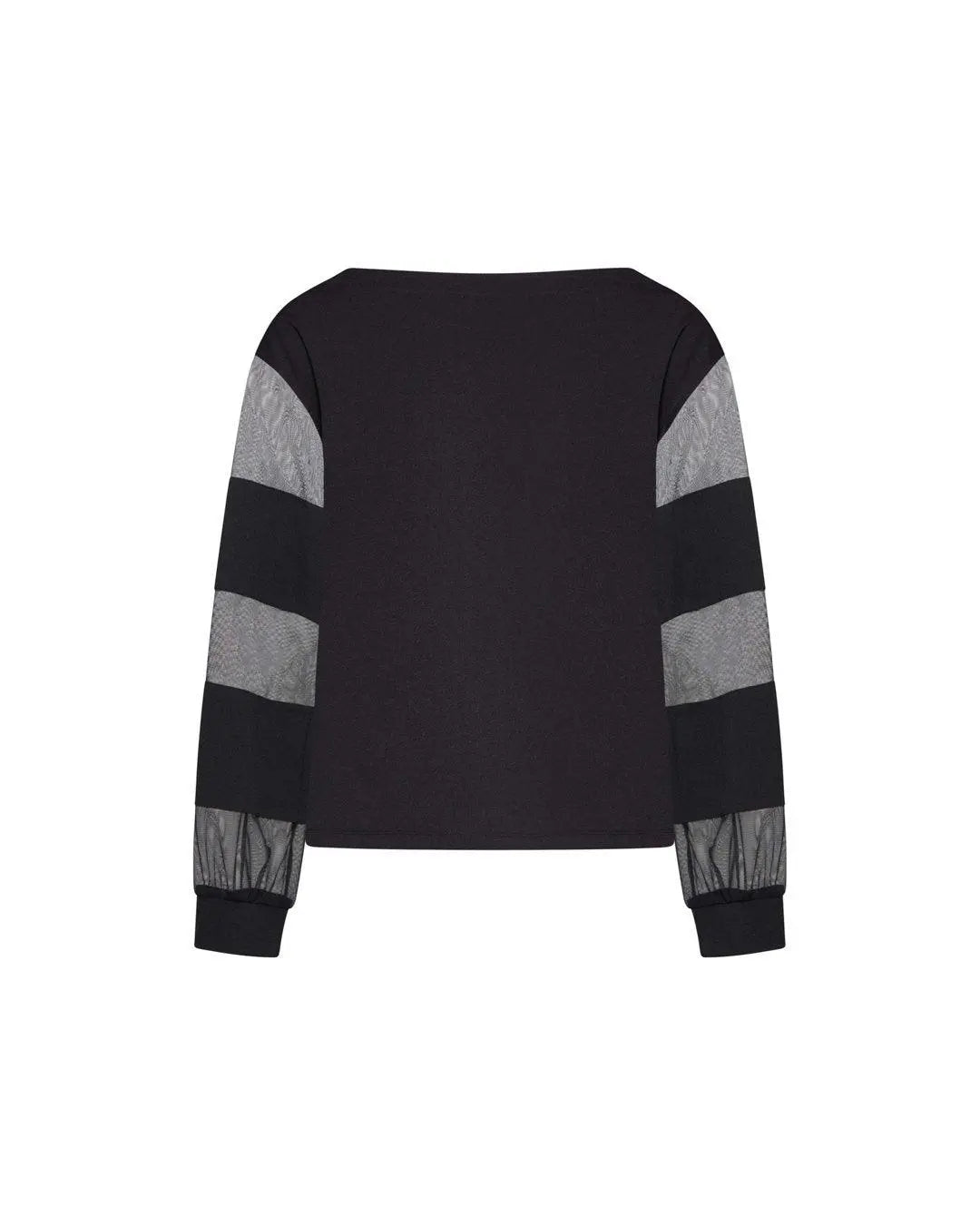 Maglia tulle NERO-NERO IRONICA