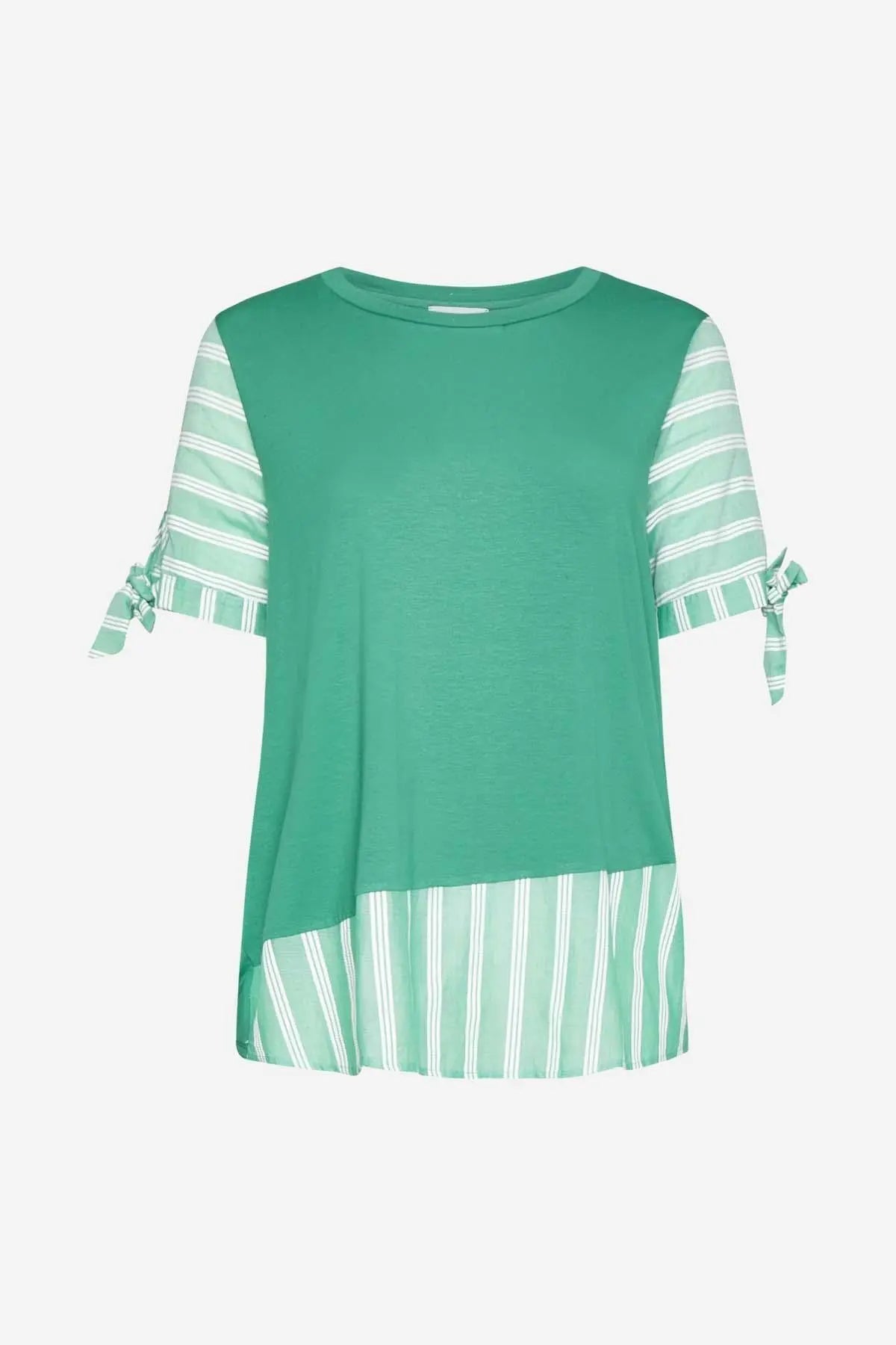 Maglia unito a righe VERDE DORABELLA PIU'