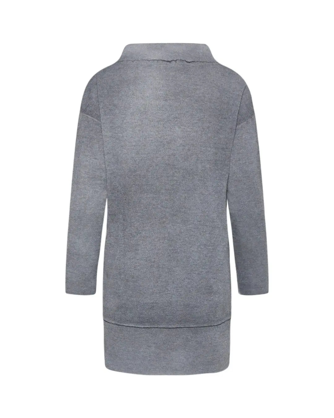 Maxi maglia con dettagli maillard GRIGIO IRONICA