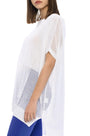 Maxi maglia traforata BIANCO IRONICA
